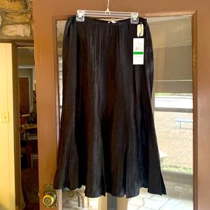 J.R. Nites ankle length black skirt. Size Large